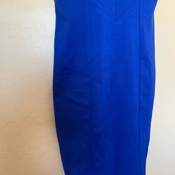 Guess Blue Strapless dress built in push up bra - Picture 3 of 8